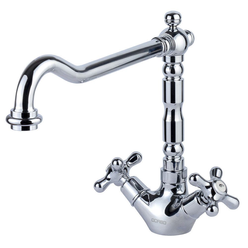 Змішувач ARNO 1/2" для кухні Г-злив на шпильці CORSO FE-5B252C (9679100) Київ - фото 1