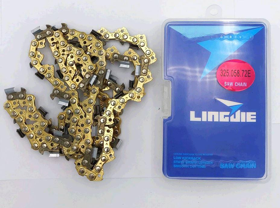 Ланцюг бензопила 3/8, 1,3mm, 57зв, RS, під шину 16 (40,5см) для Par 350-401 (золота) Мукачево - фото 1