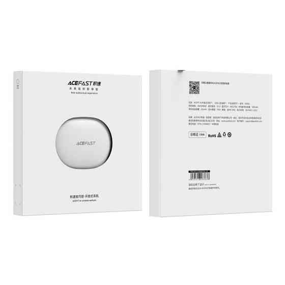 Бездротові навушники ACEFAST FA002 ACEFIT Air wireless earbuds White Одеса