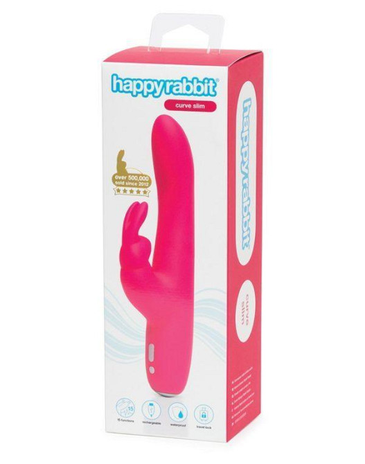 Вибратор кролик Happy Rabbit Slimline Curve Sex Aura Киев - изображение 6