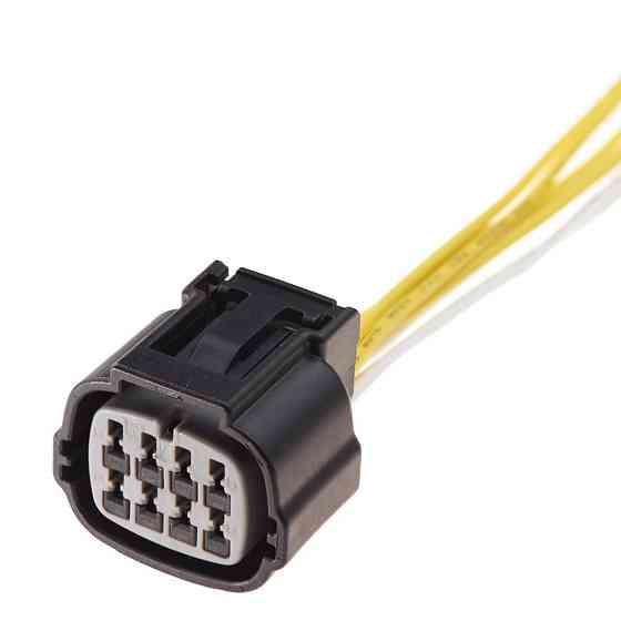 Тип
Електричний з'єднувач з проводом (дротом)
Підвид 8-контактний
Колір Чорний
Матеріал Пластик
Країна Київ