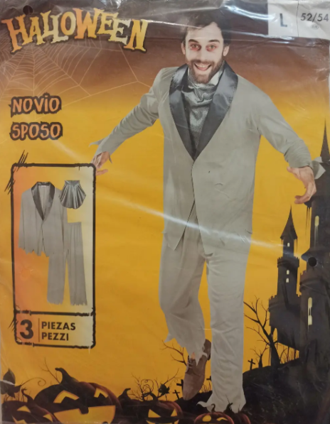 Костюм на Хелловін чоловічий сірий Київ - фото 4