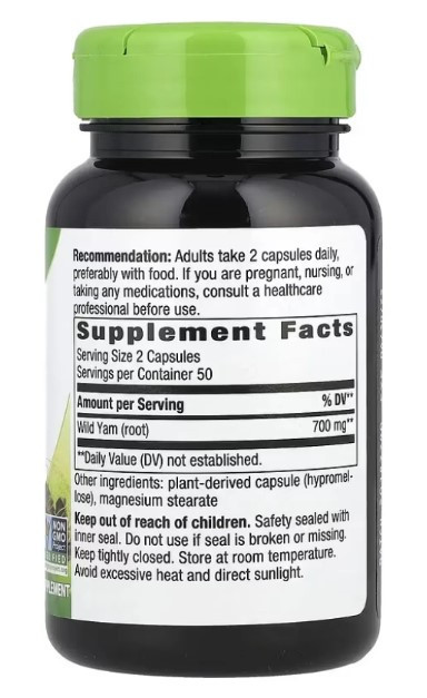 Дикий ямс Nature's Way Wild Yam 100 vcaps Київ - фото 2