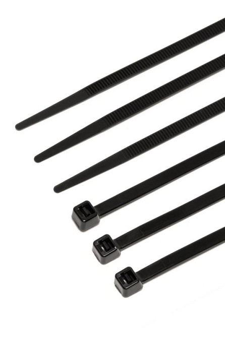 MASTERTOOL Хомут нейлоновий MASTERTOOL 4.8х250 мм 100 шт чорний 20-1855 Київ - фото 1