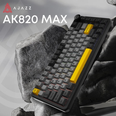 Клавіатура Ajazz AK820 MAX PLUS Daydream Switch RGB Wireless/Bluetooth/USB Black (AK820MAX-DD-BGY) Вінниця - фото 7