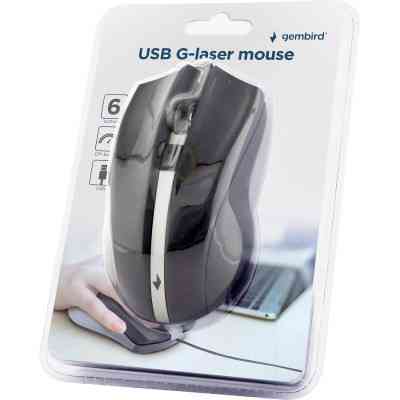 Мишка Gembird MUS-GU-02 USB Black (MUS-GU-02) Вінниця