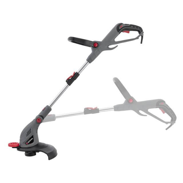 Тример електричний, 0,45 кВт, 10000 об/хв, ширина зрізання 300 мм, телескопічна штанга, регулювання положення головки INTERTOOL Київ - фото 4