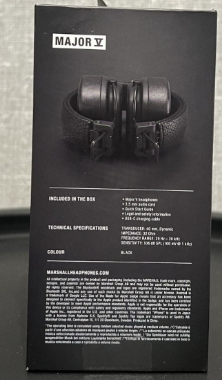 Навушники Marshall Major V 5 Black. Харьков - изображение 4
