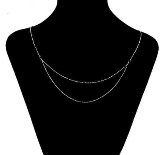 Цепочка Xuping 36743, ширина 0,5мм, длина 42+3см, позолота БЗ Киев