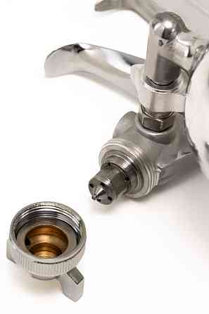 Фарбопульт пневматичний поворотний MASTERTOOL HP MINI ВАЛБ 400 мл Ø 1,5 мм круглий/плоский факел 70-130 л/хв 2,5-4,0 бар 80-8935 Коломыя