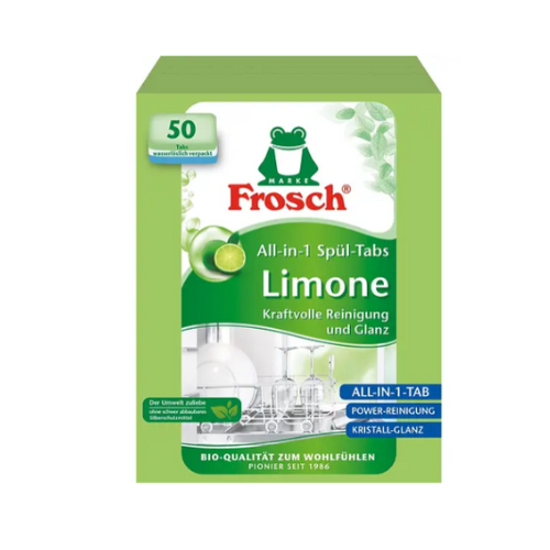 Таблетки для миття посуду FROSCH Лимон 50 × 18 г Київ
