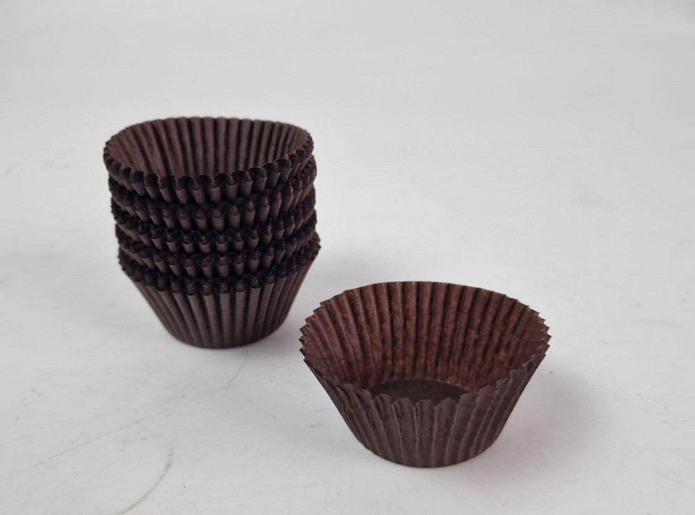 Тартолітка для кексів 5А кругла коричнева D40 H27,5 (100 шт.) (1 уп.) Харків - фото 2