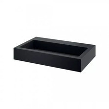 Раковина  Delabie Aqueduto 70x44 cm ścienna stal nierdzewna czarny mat 120150BK Киев - изображение 1