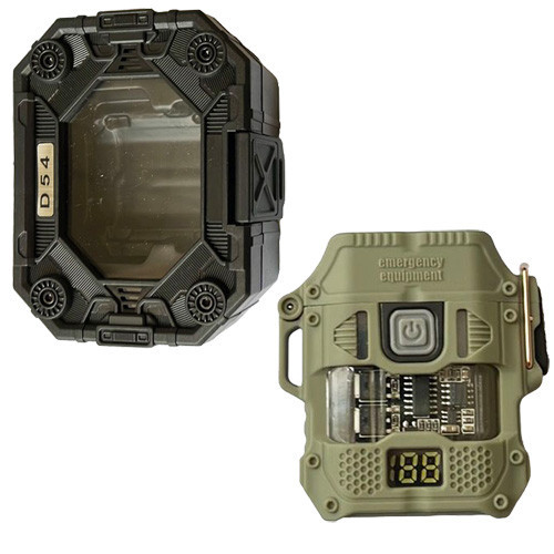 Ліхтар запальничка Multifunctional D54-2LED + BOX LCD Type-C (3+1 режими) Вінниця - фото 3
