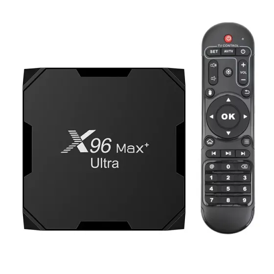 Смарт ТВ приставка X96 Max+ Plus ULTRA 4/32 Гб Android Smart TV Box Андроїд 11 ТВ бокс Київ