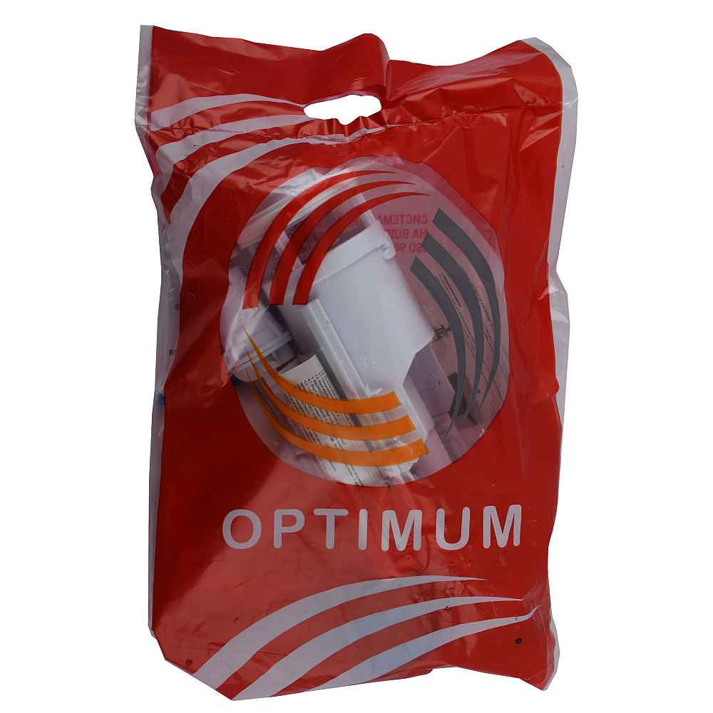 Набір для бачка унітазу OPTIMUM  ниж підв пласт 1/2″  з подвійним режимом зливу і хром кнопкою OPTI 0810 Тернополь - изображение 6