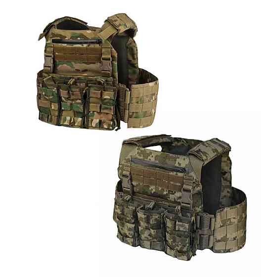 Тактическая плитоноска с быстросъемной системой (без плит) Пиксель Винница