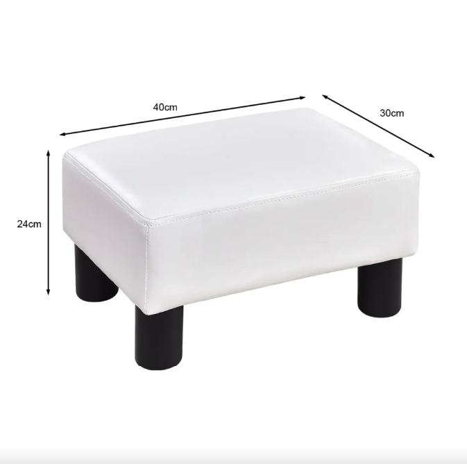 Пуф Costway Rosi екошкіра квадратний Киев - изображение 5