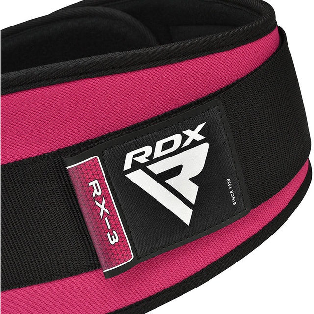 Пояс для важкої атлетики RDX RX3 EVA Curve неопреновий SHARP PINK-S Киев - изображение 3