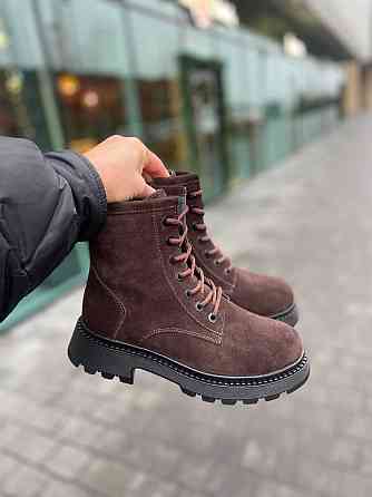 Molly Черевики жіночі MOLLY 12-16 коричневі (зима, замша натуральна) (5715) 39 Коломыя