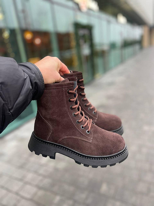 Molly Черевики жіночі MOLLY 12-16 коричневі (зима, замша натуральна) (5715) 39 Коломыя - изображение 1