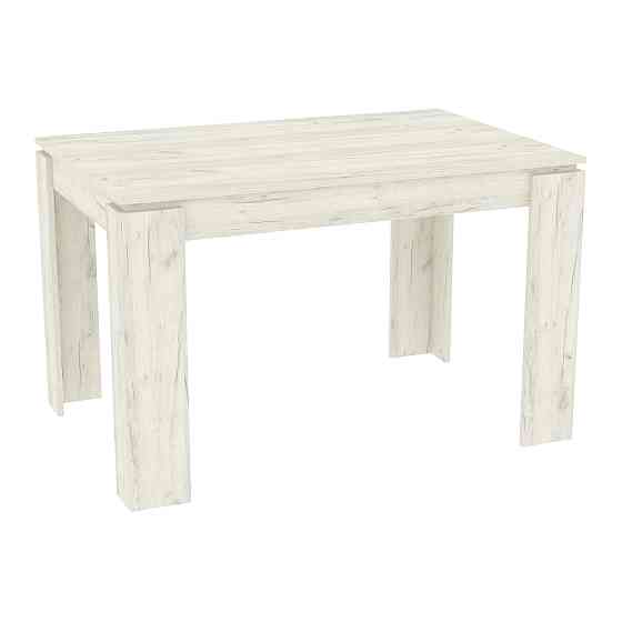 Стол обеденный LINK 1, Дуб Крафт Білий, 1200х800х750 Львов