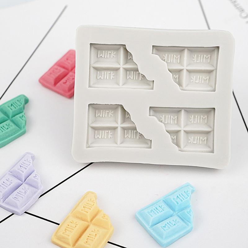 Молд силиконовый Шоколад 6 на 7 см серый Киев - изображение 5