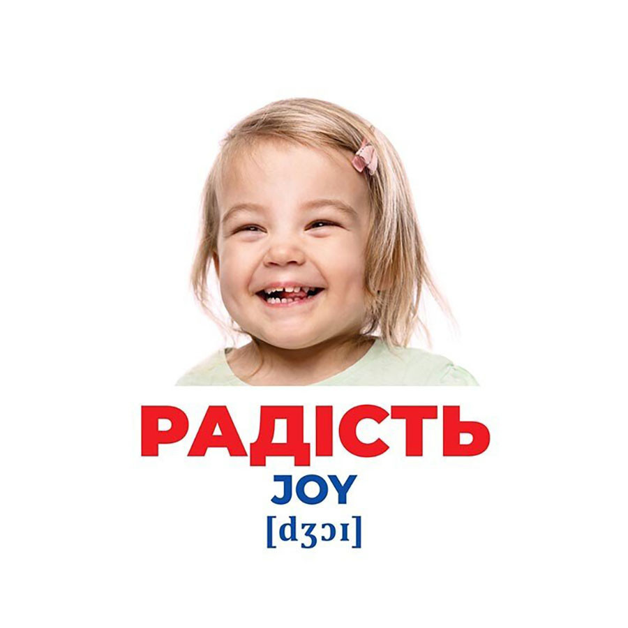 Набір розвиваючих карток Геній з пелюшок Емоції та почуття 10107208, 17 карток Вінниця - фото 3