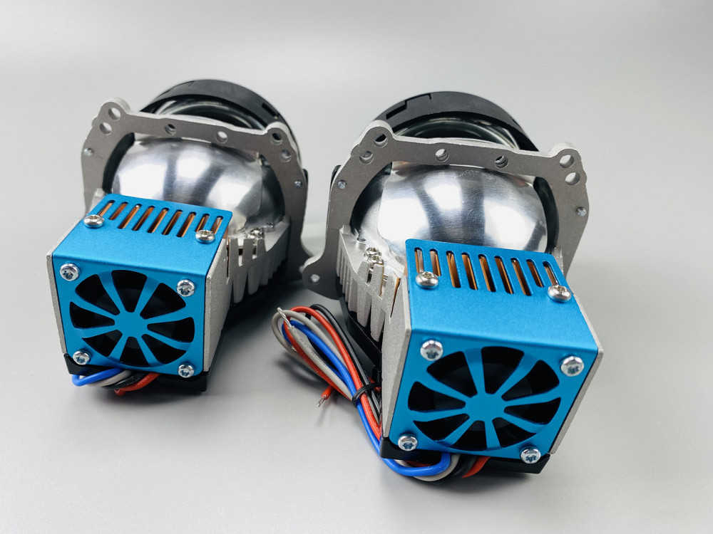 Додаткові автомобільні LED лінзи універсальні 3 inch R6D 128 мм IP67 6000 K Мукачево - фото 7