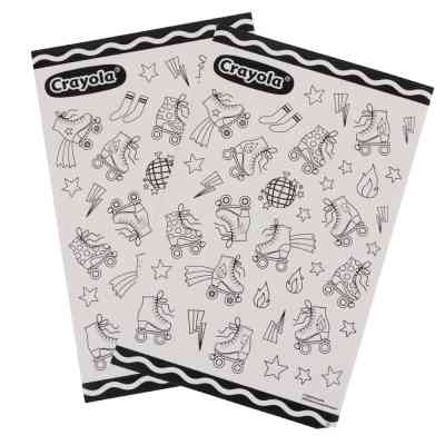 Набор для творчества Crayola Раскраски-наклейки Роллер-диско С карандашами (15754-B) Винница
