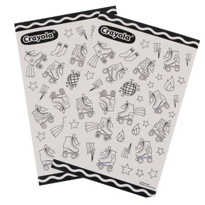 Набор для творчества Crayola Раскраски-наклейки Роллер-диско С карандашами (15754-B) Винница - изображение 1