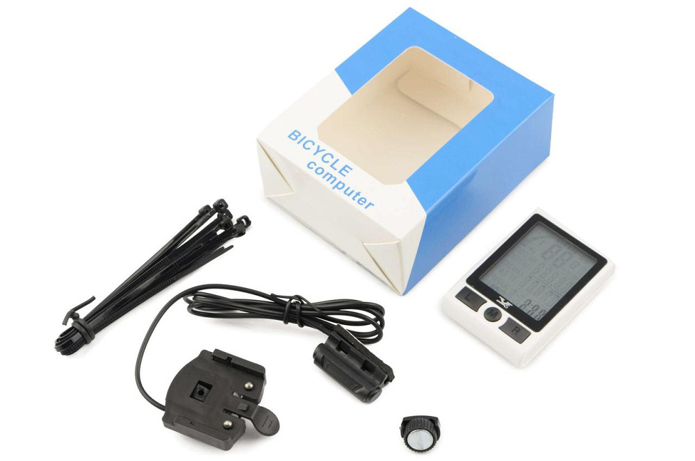 Велокомп'ютер з підсвічуванням (mod:YS-858A) (білий) Мукачево - фото 1