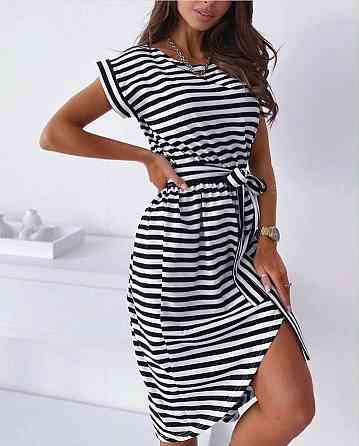 Летнее платье миди на запах 