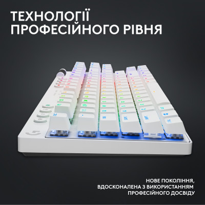 Клавіатура Logitech G PRO X TKL Lightspeed Tactile USB UA White (920-012148) Вінниця - фото 7
