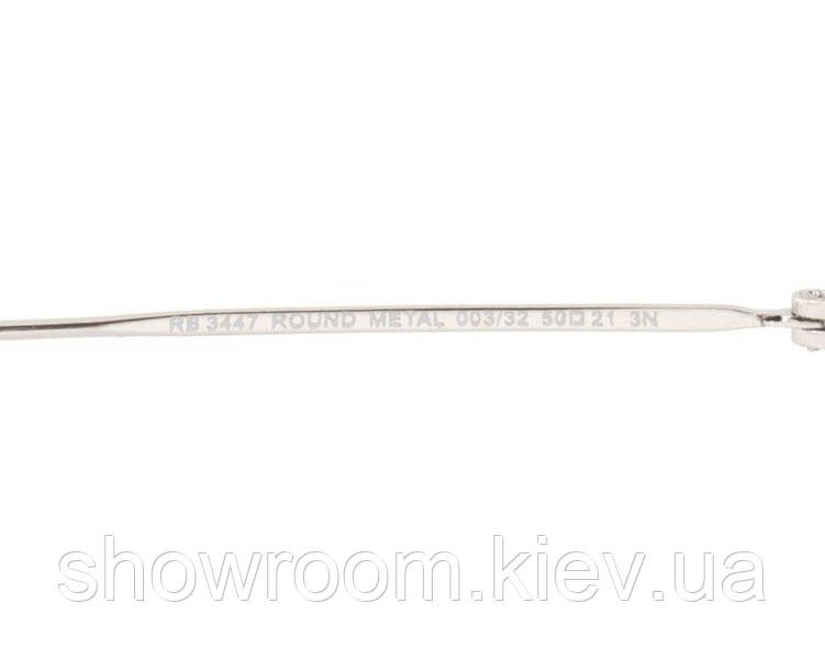 Сонцезахисні брендові чоловічі окуляри Ray Ban Round 3447 003/32 LUX Київ - фото 5