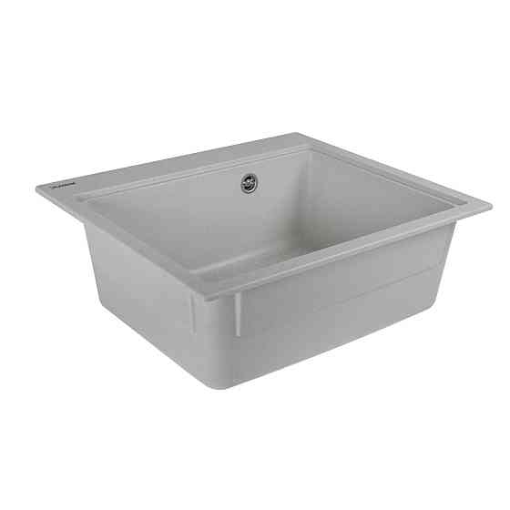 Гранітна мийка для кухні VALESO VESTA 5852 матова Біла в крапку Коломыя