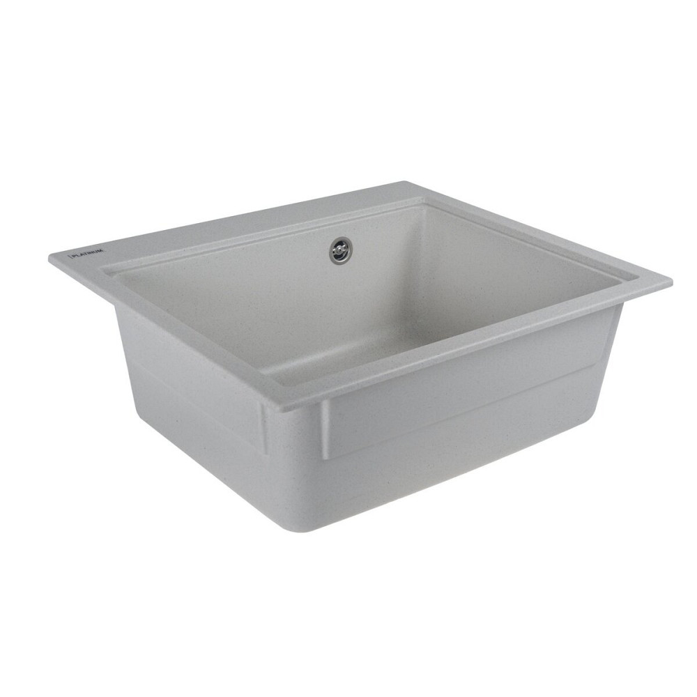 Гранітна мийка для кухні VALESO VESTA 5852 матова Біла в крапку Коломыя - изображение 3