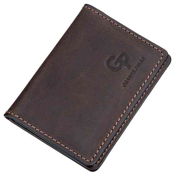 Обкладинка для водійських прав шкіряна Коричнева (GRANDE PELLE) Київ