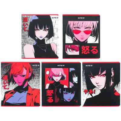 Зошит Kite Anime 48 аркушів, клітинка (K24-259-2) Вінниця