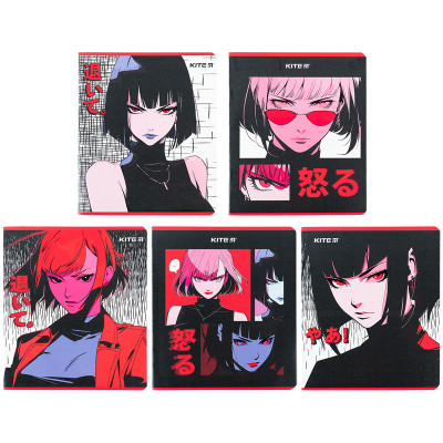 Зошит Kite Anime 48 аркушів, клітинка (K24-259-2) Вінниця - фото 1