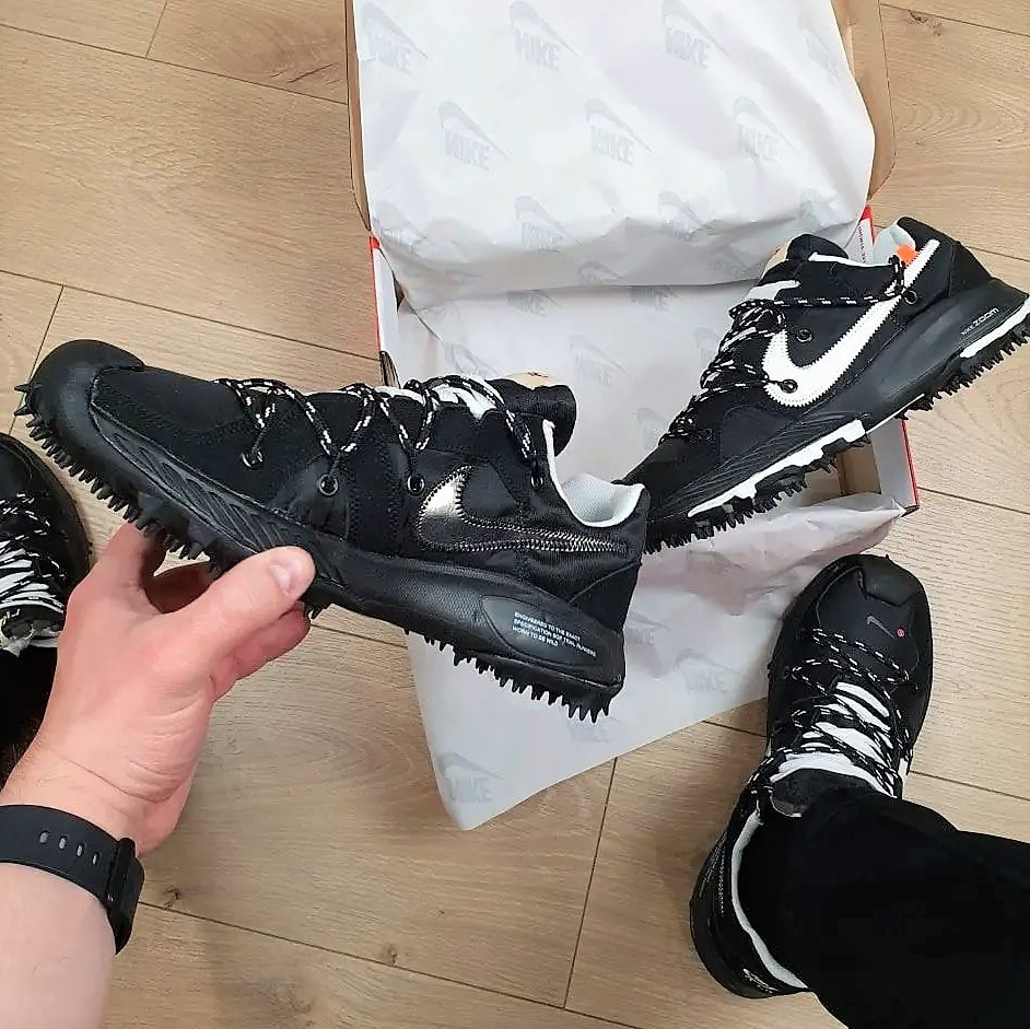 Кросівки Nike Чорні та Білі Чоловічі Найк Для Бігу (розміри: 41,42,44) Відеовідвідвід Дніпро - фото 6