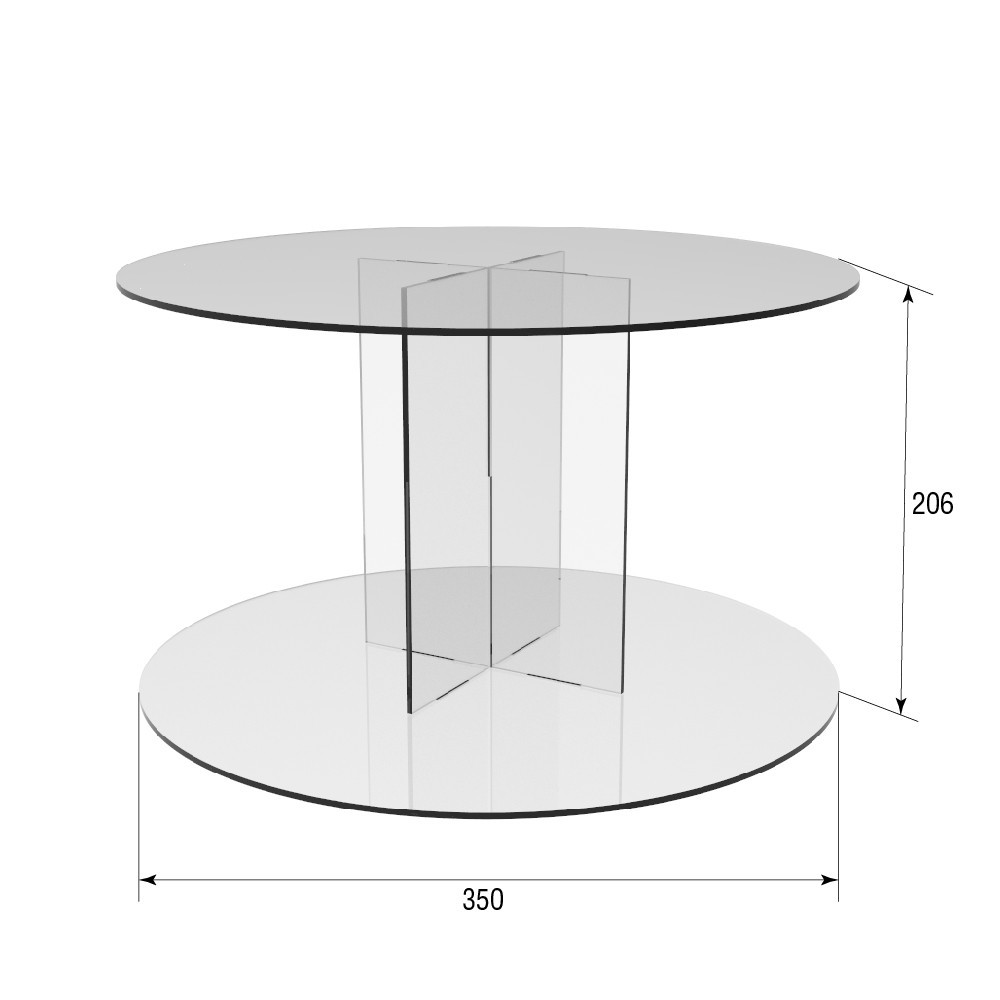 Підставка EKOSTAR під торт 350х206 Київ - фото 2