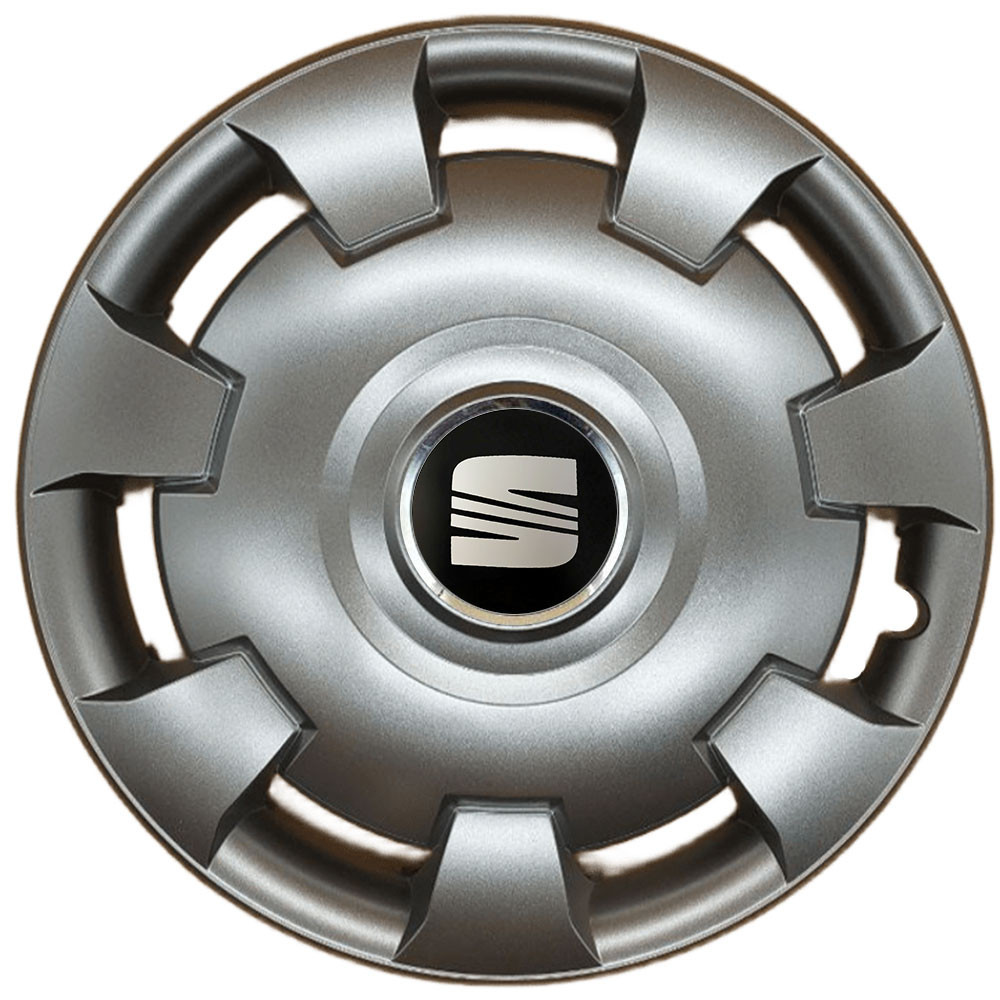 Автомобільні модельні ковпаки R13 Seat 111 4шт, SJS, сріблясті Київ - фото 1