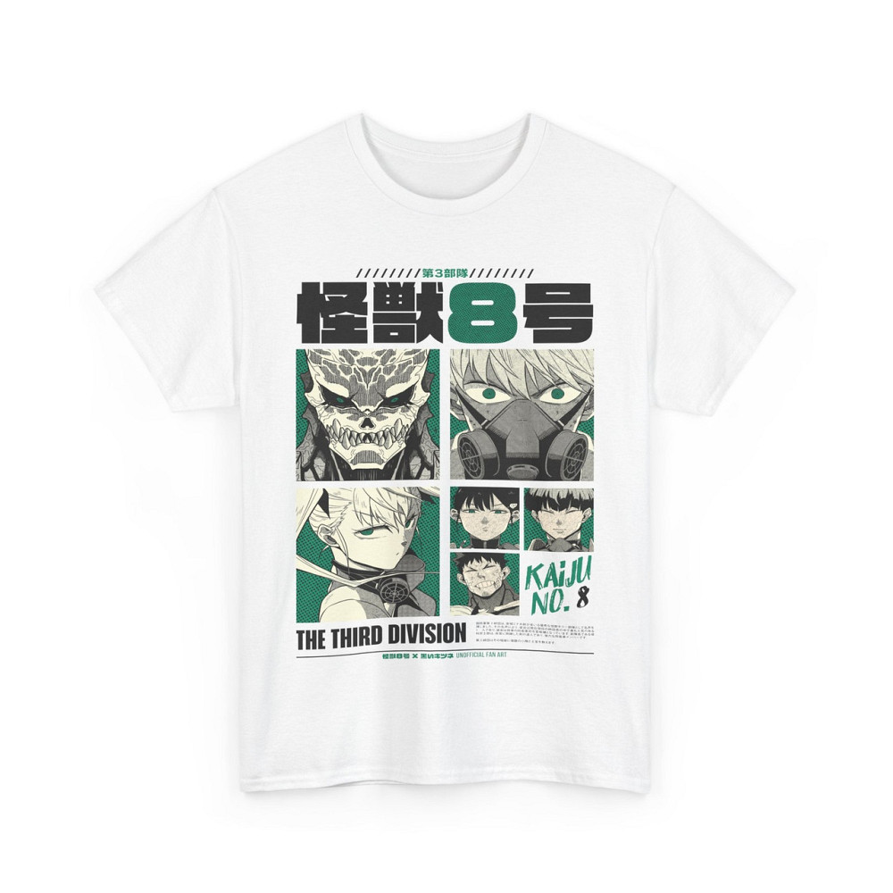 Футболка з аніме принтом Каіджу Но Міна Схіро оверсайз (S/M/L) Чорний AnimeJ0437 Дніпро - фото 8