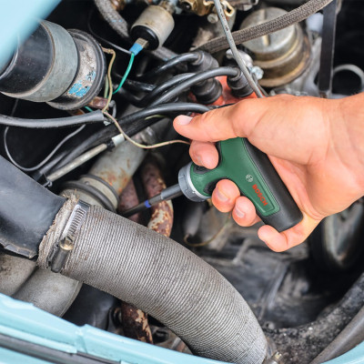 Набір викруток Bosch з тріскачкою, т-подлібне руків&apos;&apos;я, 20 насадок, 109мм, кейс, с (1.600.A02.Z9T) Вінниця - фото 5