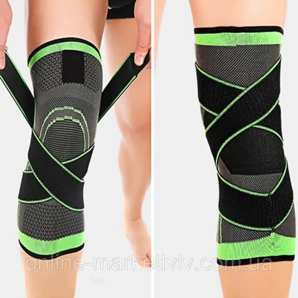 Бандаж коленного сустава KNEE SUPPORT WN-26,Зелёный,L SBR Киев - изображение 8