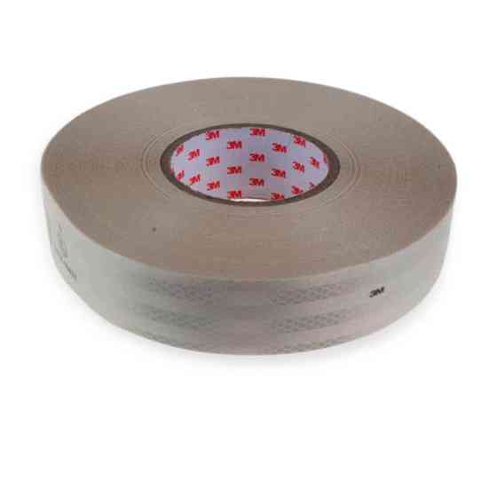 Лента 5см х 25м (белая) 3M светоотражающая Мукачево