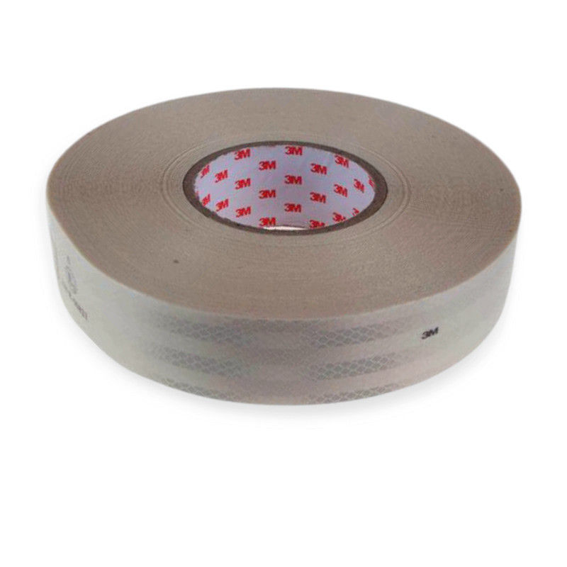 Лента 5см х 25м (белая) 3M светоотражающая Мукачево - изображение 1