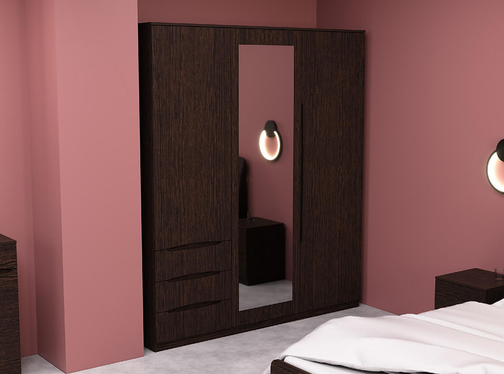 Шкаф Дельта 2, Венге Магия, 1800х550х2100 Львов - изображение 3