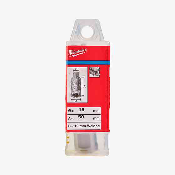 Кольцевая фреза по металлу MILWAUKEE HSS (WELDON), Ø16x50мм Одесса